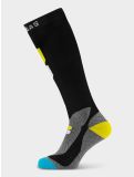 Miniatura Poederbaas, Technical Ski Socks Bamboo Freeride calcetines de esquí unisex Black negro 