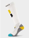 Miniatura Poederbaas, Technical Ski Socks Bamboo Freeride calcetines de esquí unisex White blanco 