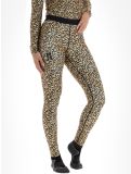 Miniatura Poederbaas, Thermo Animal pantalón termoactivo mujeres Panther Brown marrón 