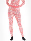 Miniatura Poederbaas, Thermo Animal pantalón termoactivo mujeres Zebra Pink rosa 