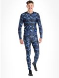 Miniatura Poederbaas, Thermo Camo pantalón termoactivo hombres Navy azul 