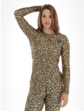 Miniatura Poederbaas, Thermo Animal camisa termoactiva mujeres Panther Brown marrón 