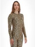 Miniatura Poederbaas, Thermo Animal camisa termoactiva mujeres Panther Brown marrón 