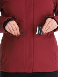 Miniatura Poivre Blanc, Traditional 24PBH0801/WO chaqueta de esquí mujeres Burgundy Red rojo 