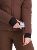 Miniatura Poivre Blanc, Traditional 24PBH0802/WO chaqueta de esquí mujeres Choco Brown marrón 