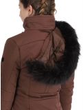 Miniatura Poivre Blanc, Traditional 24PBH0802/WO chaqueta de esquí mujeres Choco Brown marrón 