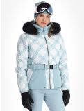 Miniatura Poivre Blanc, Traditional 24PBH1003/WO/C chaqueta de esquí mujeres Cross Aloe Blue azul, blanco 