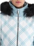 Miniatura Poivre Blanc, Traditional 24PBH1003/WO/C chaqueta de esquí mujeres Cross Aloe Blue azul, blanco 