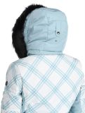 Miniatura Poivre Blanc, Traditional 24PBH1003/WO/C chaqueta de esquí mujeres Cross Aloe Blue azul, blanco 