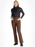 Miniatura Poivre Blanc, Traditional 24PBH1120/WO/A pantalones de esquí softshell mujeres Choco Brown marrón 