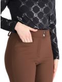 Miniatura Poivre Blanc, Traditional 24PBH1120/WO/A pantalones de esquí softshell mujeres Choco Brown marrón 