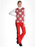 Miniatura Poivre Blanc, Traditional 24PBH1940/WO/C jersey mujeres Cross Scarlet Red rojo 