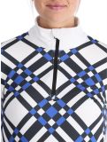 Miniatura Poivre Blanc, Traditional 24PBH1940/WO/C jersey mujeres Cross Acid Blue azul, blanco 