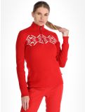 Miniatura Poivre Blanc, Traditional 24PBH3540/WO jersey mujeres Scarlet Red rojo 