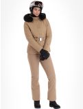 Miniatura Poivre Blanc, Traditional Line W23-0801-WO chaqueta de esquí mujeres Almond Brown marrón 