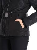 Miniatura Poivre Blanc, Traditional Line W23-1003-WO/E chaqueta de esquí mujeres Embossed Black negro 