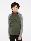 Miniatura Protest, PRTRAF JR 1/4 zip jersey niños Thyme gris, verde 