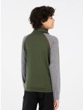 Miniatura Protest, PRTRAF JR 1/4 zip jersey niños Thyme gris, verde 