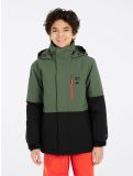 Miniatura Protest, PRTSAVER JR chaqueta de esquí niños Thyme negro, verde 