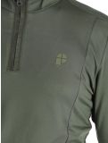 Miniatura Protest, REWILL 1/4 zip top jersey hombres Thyme verde 