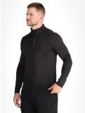 Miniatura Protest, REWILL 1/4 zip top jersey hombres True Black negro 