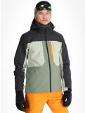 Miniatura Quiksilver, Dawson chaqueta de esquí hombres Sea Spray negro, verde 