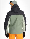 Miniatura Quiksilver, Dawson chaqueta de esquí hombres Sea Spray negro, verde 