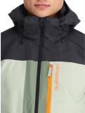 Miniatura Quiksilver, Dawson chaqueta de esquí hombres Sea Spray negro, verde 