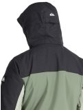 Miniatura Quiksilver, Dawson chaqueta de esquí hombres Sea Spray negro, verde 