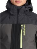 Miniatura Quiksilver, Dawson chaqueta de esquí hombres True Black gris, negro 