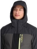 Miniatura Quiksilver, Dawson chaqueta de esquí hombres True Black gris, negro 