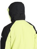 Miniatura Quiksilver, Mission Block chaqueta de esquí hombres Celery Green negro, verde 