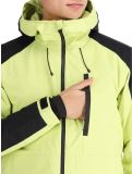 Miniatura Quiksilver, Mission Block chaqueta de esquí hombres Celery Green negro, verde 