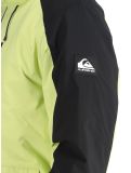 Miniatura Quiksilver, Mission Block chaqueta de esquí hombres Celery Green negro, verde 