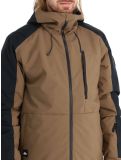 Miniatura Quiksilver, Mission Block chaqueta de esquí hombres Cub marrón, negro 