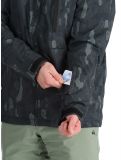 Miniatura Quiksilver, Mission Printed chaqueta de esquí hombres Nature Zoom Dark Shadow negro 