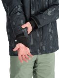 Miniatura Quiksilver, Mission Printed chaqueta de esquí hombres Nature Zoom Dark Shadow negro 