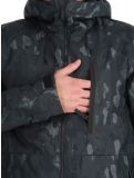 Miniatura Quiksilver, Mission Printed chaqueta de esquí hombres Nature Zoom Dark Shadow negro 