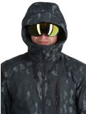 Miniatura Quiksilver, Mission Printed chaqueta de esquí hombres Nature Zoom Dark Shadow negro 