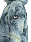 Miniatura Quiksilver, Mission Printed chaqueta de esquí hombres Space Stone Celery Green verde 