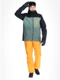 Miniatura Quiksilver, Morton chaqueta de esquí hombres Gradient Iced Sea Spray negro, verde 