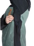 Miniatura Quiksilver, Morton chaqueta de esquí hombres Gradient Iced Sea Spray negro, verde 