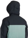 Miniatura Quiksilver, Morton chaqueta de esquí hombres Gradient Iced Sea Spray negro, verde 