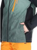 Miniatura Quiksilver, Morton chaqueta de esquí hombres Gradient Iced Sea Spray negro, verde 