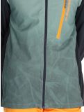 Miniatura Quiksilver, Morton chaqueta de esquí hombres Gradient Iced Sea Spray negro, verde 