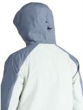 Miniatura Quiksilver, Muldrow chaqueta de esquí hombres Flint Stone blanco, gris 