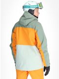 Miniatura Quiksilver, Sycamore chaqueta de esquí hombres Sea Spray naranja, verde 