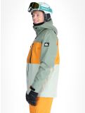 Miniatura Quiksilver, Sycamore chaqueta de esquí hombres Sea Spray naranja, verde 