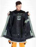 Miniatura Quiksilver, Sycamore chaqueta de esquí hombres Sea Spray naranja, verde 