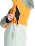 Miniatura Quiksilver, Sycamore chaqueta de esquí hombres Sea Spray naranja, verde 